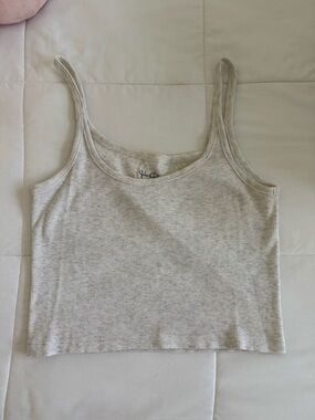 Brandy Melville Heather Gray Crop Tank